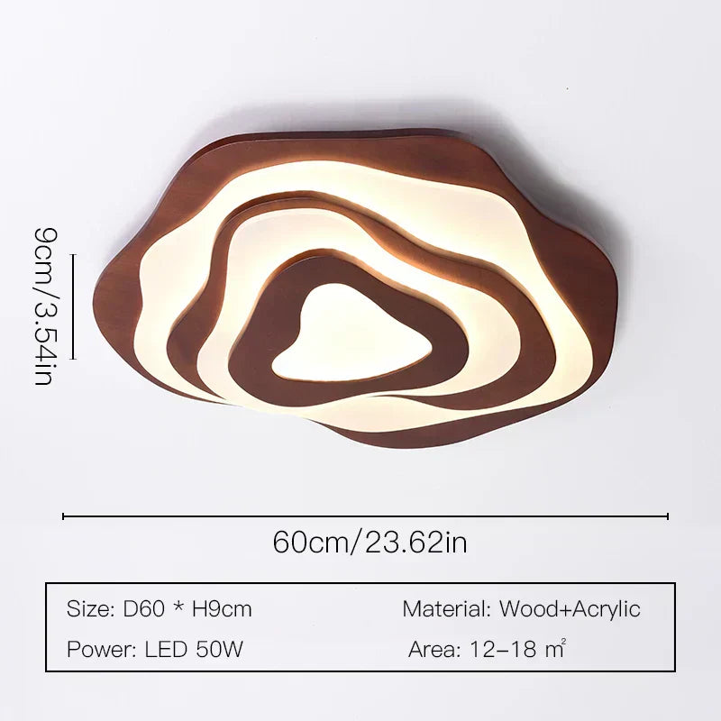 Lustre en bois Zayden