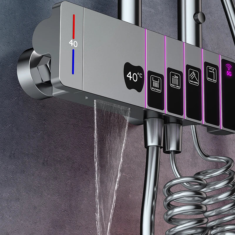 Douche numérique Vrimlo Ébène