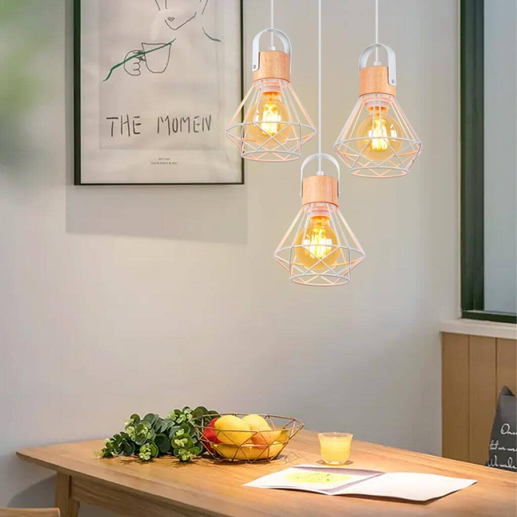 Luminaires en bois vintage nordiques