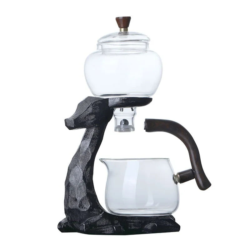 Set Teh Kung Fu Kaca Sedutan Magnetik Automatik 350ml