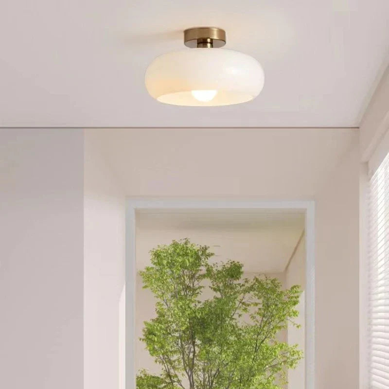 Aurora üveg éjjeli függeszték lámpa fehér vagy narancssárga árnyalattal