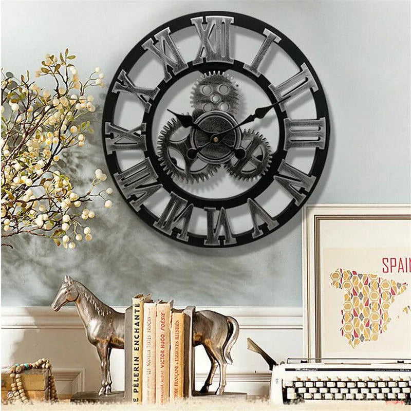 HeritageClock – Reloj de pared en diseño de madera europea
