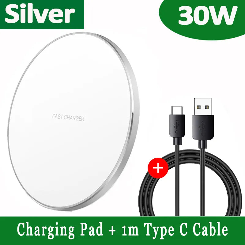 NovaCharge 30W Hurtig Trådløs MagSafe Oplader til iPhone, Samsung og Android