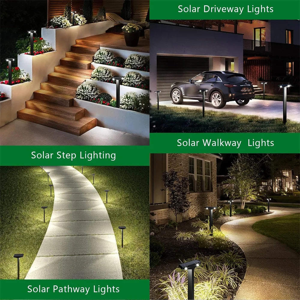 Waterproof Solar LED Landscape Path Lights For Outdoor Garden