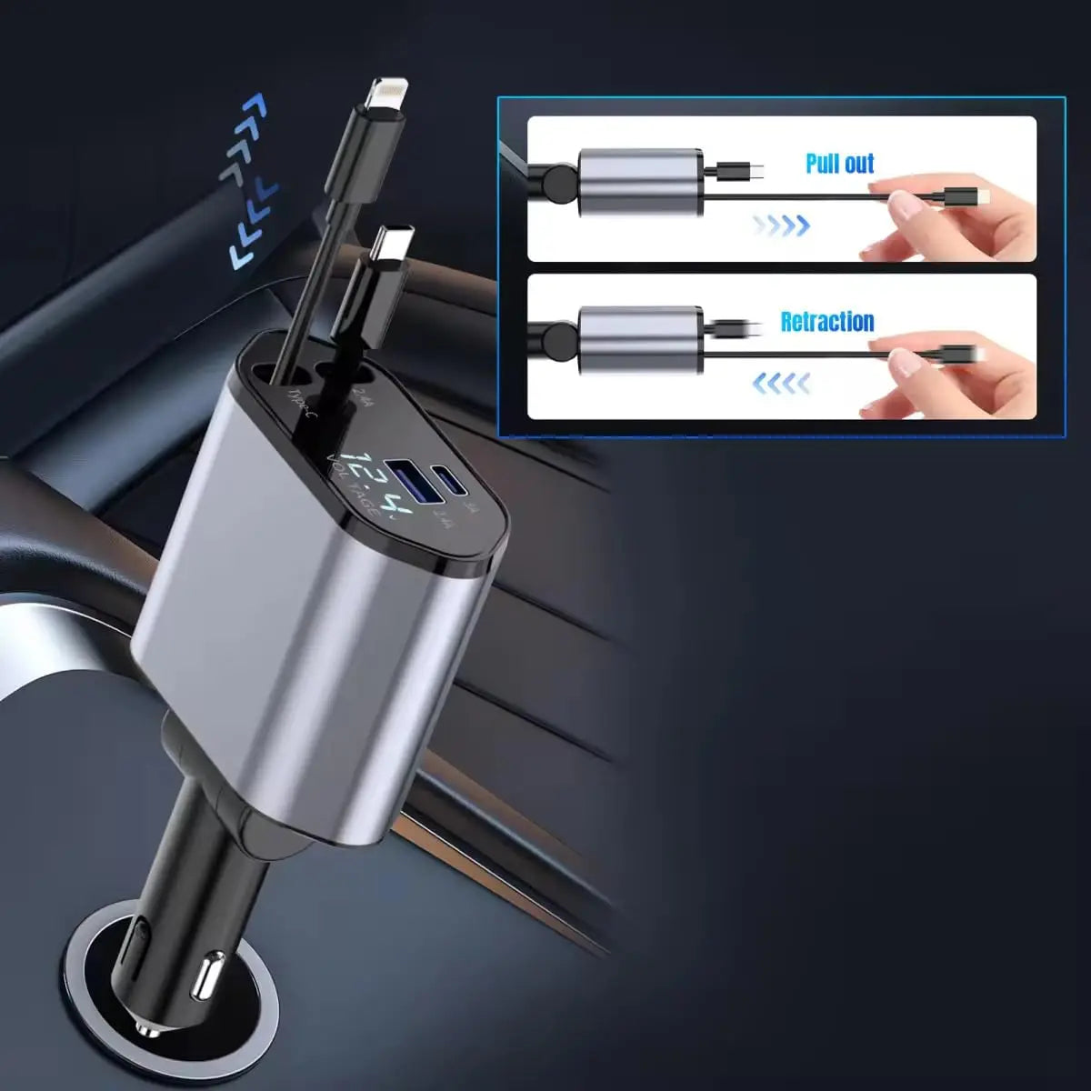 ChargeWave Pro – hurtig trådløs opladningsplade til alle enheder