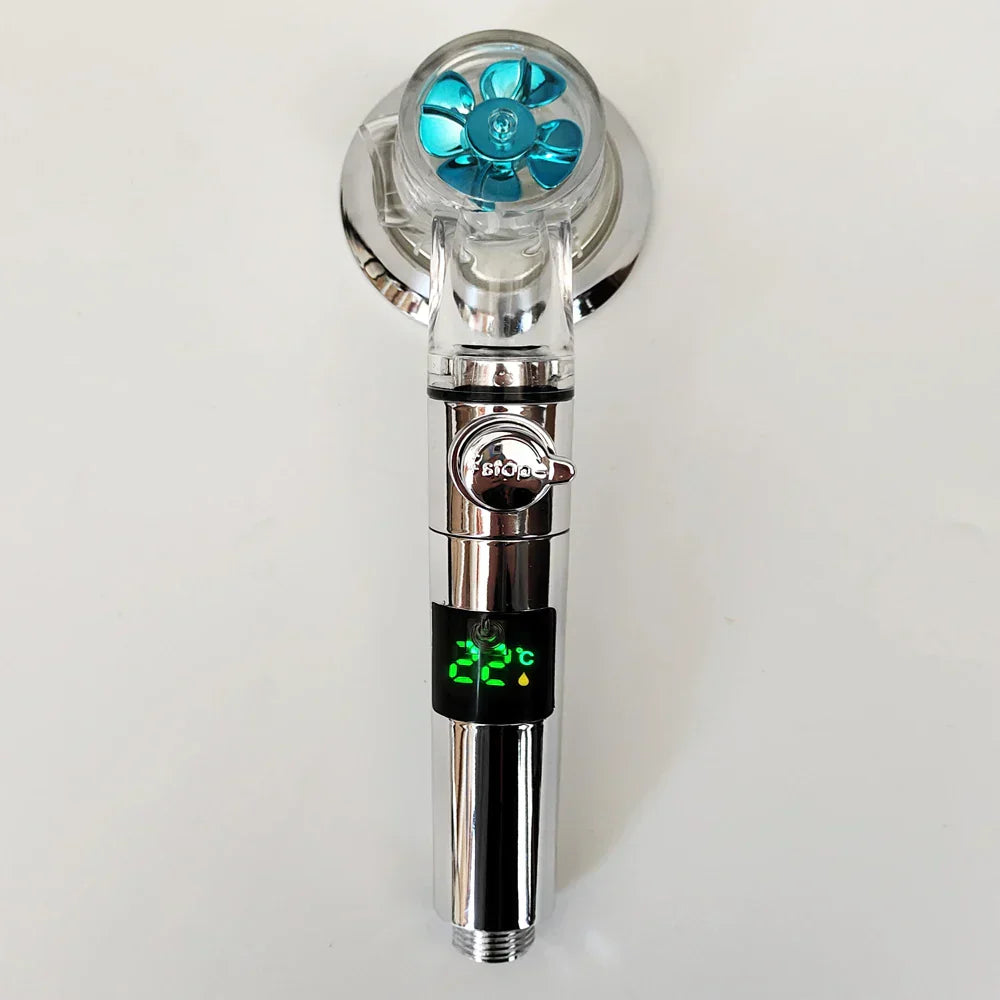 Zloog digitalni zaslon temperature tuš glava s visokim pritiskom i 5 načina rada