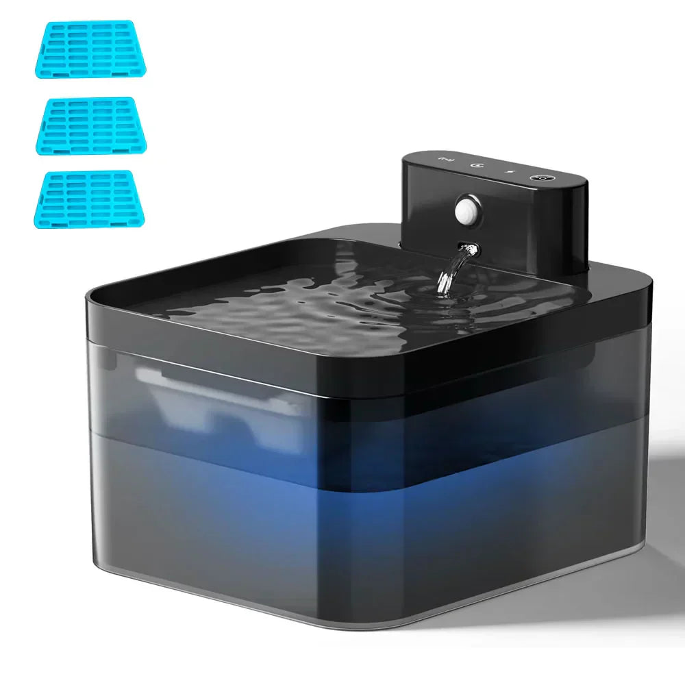 نافورة مياه لاسلكية أوتوماتيكية للقطط مع حساس | أورنتلي