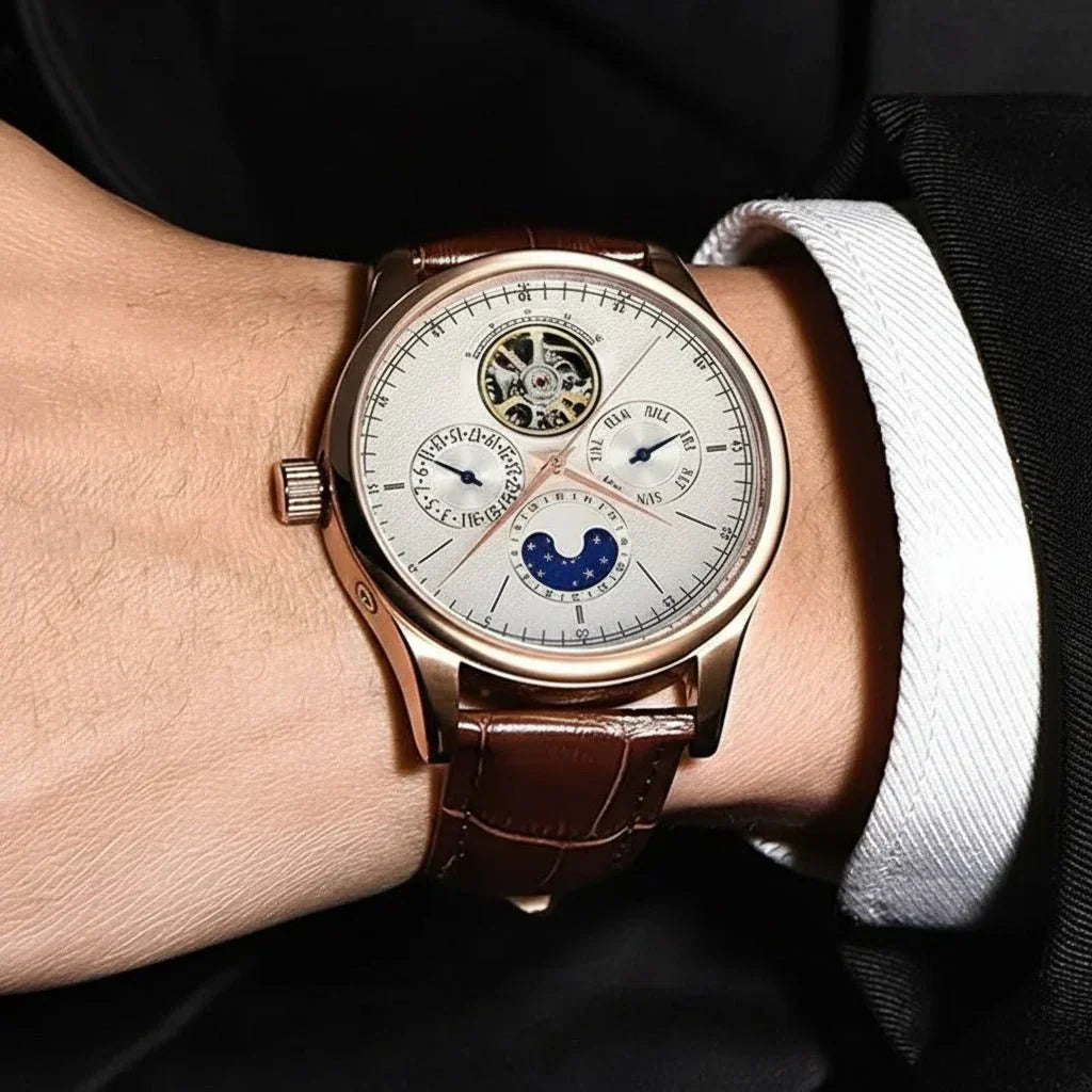 AsterTime automatische mechanische Herrenuhr mit Selbstaufzug und präzisem Uhrwerk