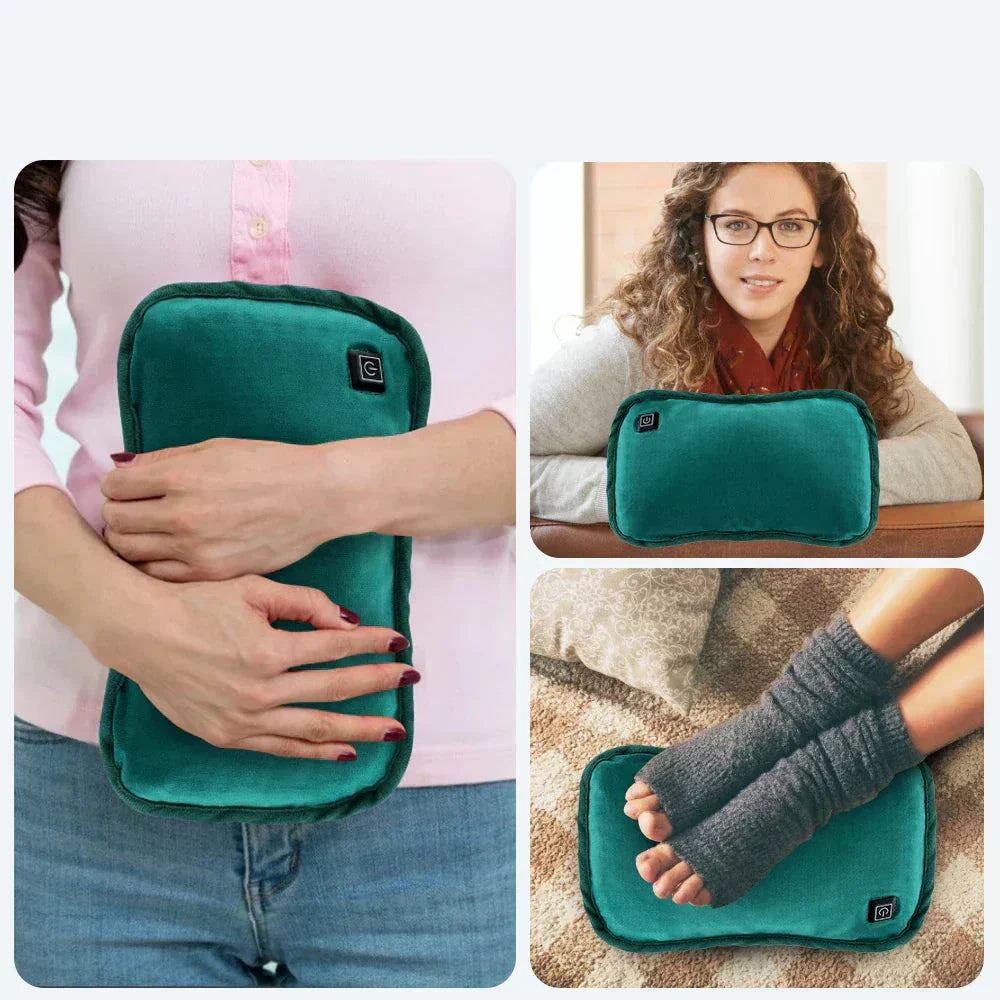 LumaHeat Tragbares Heizkissen 30x20 cm Schnelles Aufheizen Hand- und Körperwärmer
