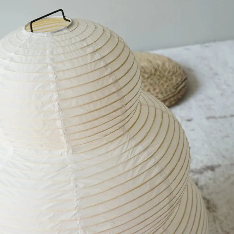 Lámpara de pie trípode japonesa Wabi-sabi