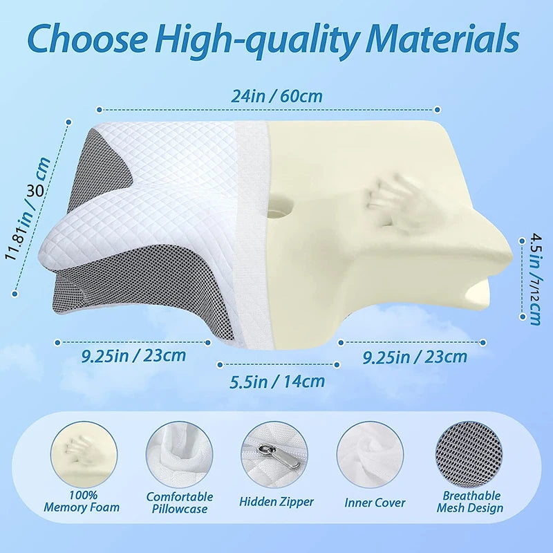 Cuscino per il collo in memory foam CozyRest®