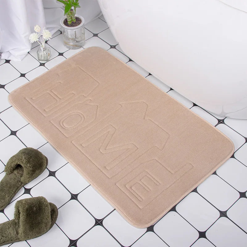 Alfombrilla de baño antideslizante con relieve de adoquines para baño