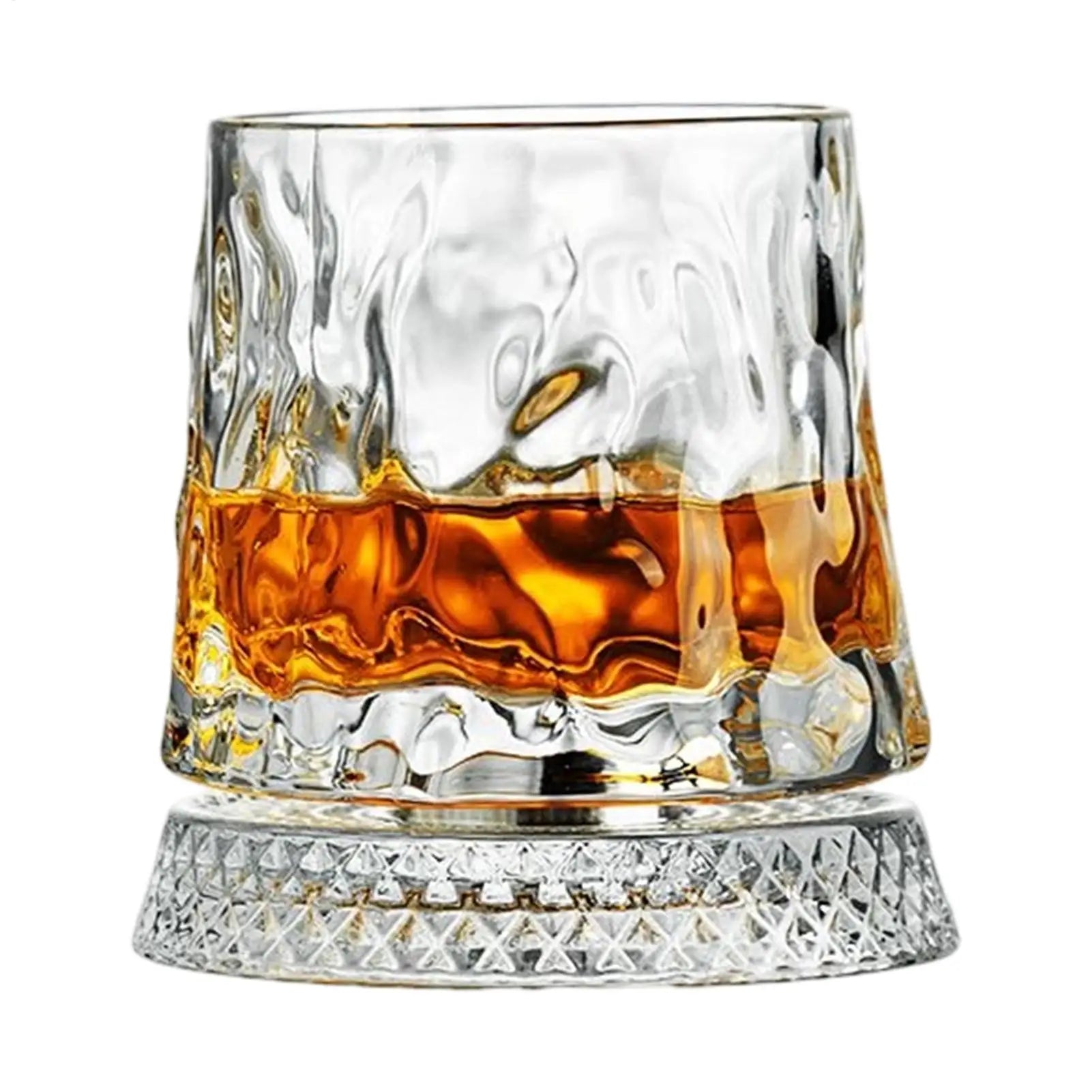 Zestaw obrotowych szklanek do whisky do zabawy i rozmów