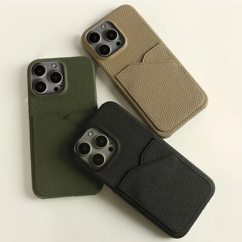 Etui na telefon SlimLine ze skóry naturalnej