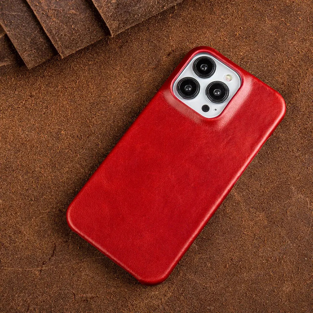 Regal Hide Luxe marhabőr iPhone tok kézzel készítve