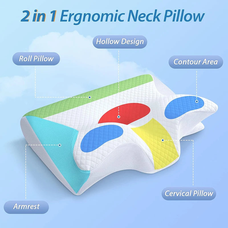 Cuscino per il collo in memory foam CozyRest®