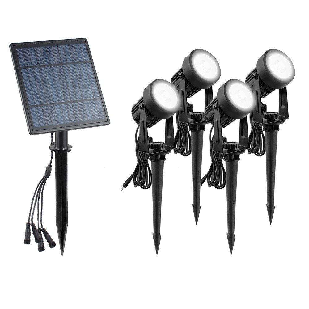 Solární reflektor vodotěsný IP65 solárně napájený LED