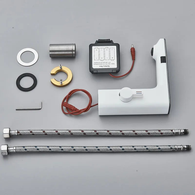 Winnie Paip Bilik Mandi Sensor Pintar Dua – Pencampur Air Panas & Sejuk Pemasangan Dek