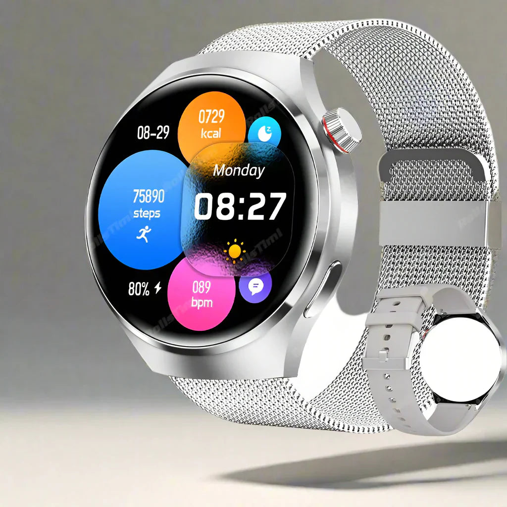 Ares Pro 2024 Okosóra – NFC, Egészségfigyelő, GPS és Bluetooth Hívás