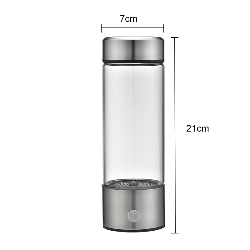 Hordozható hidrogénes vízgenerátor, 450 ml