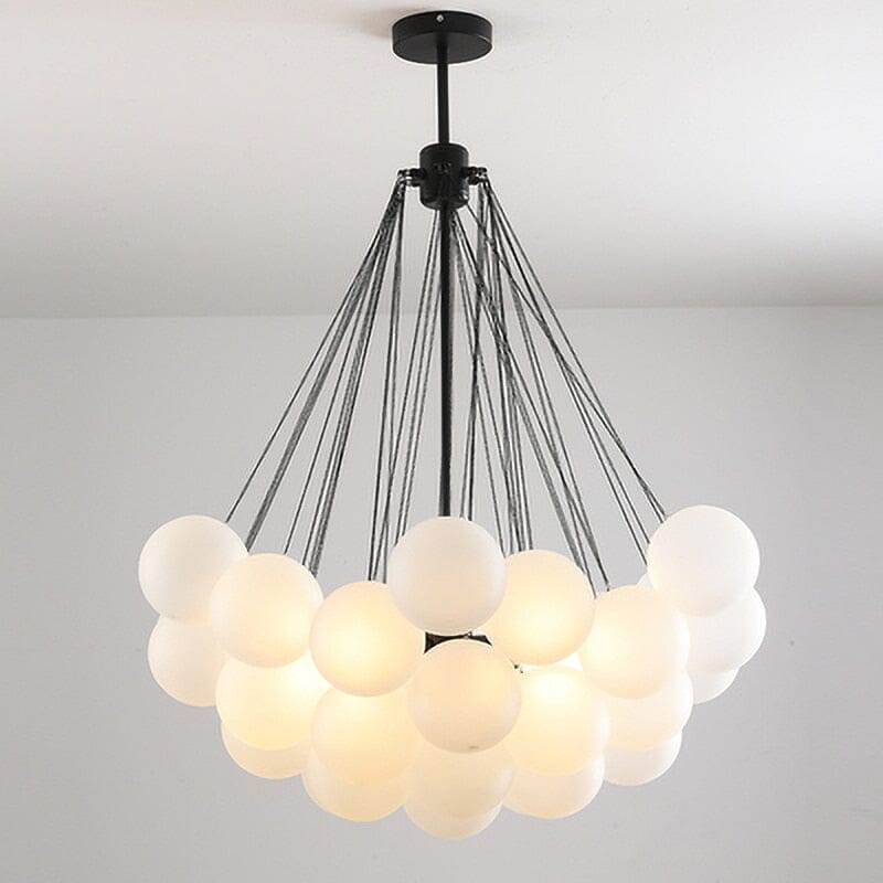 Lunera Frosted Globe Chandelier | Orntli