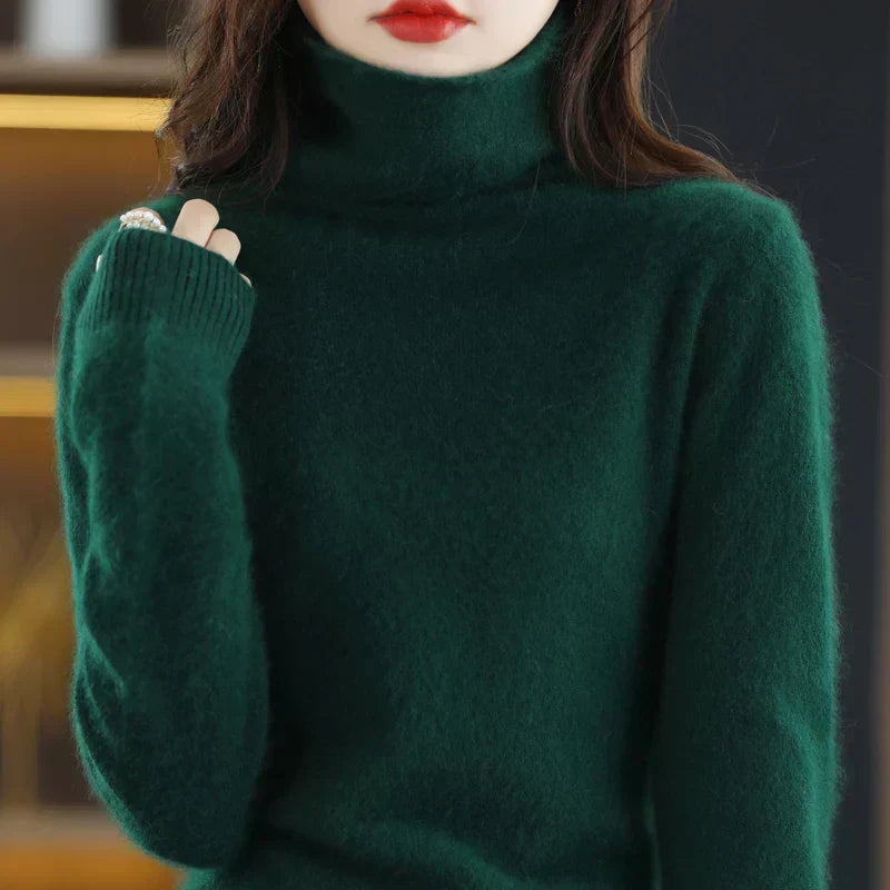 NovaSilk Damen-Pullover aus Kaschmir mit lockerer Strickoptik