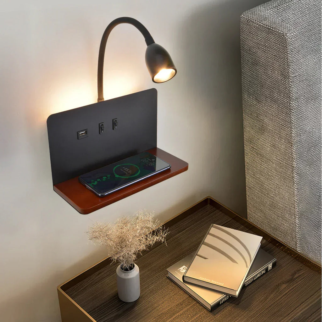 LuminaFlex - Wielofunkcyjna lampa ścienna LED | Lampka nocna