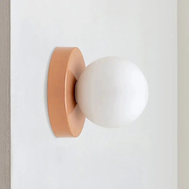 LumenHalo LED Cam Duvar Lambası Yatak Odası Koridor Merdiven Işığı İçin Sade Taban