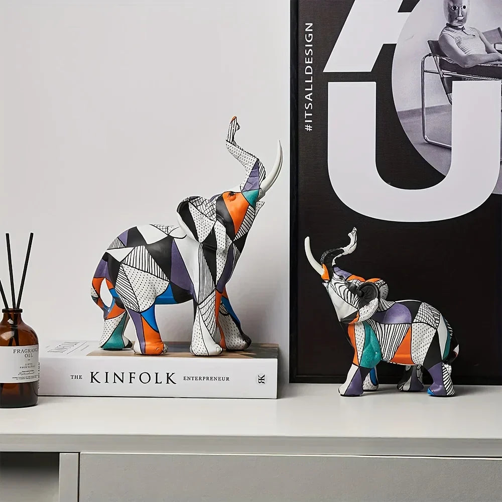 Arte Moderna de Elefante: Decoração Nórdica