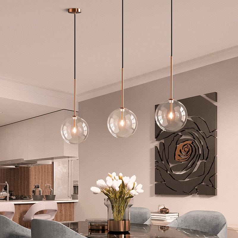 Glass Globe Pendant Lights | Orntli