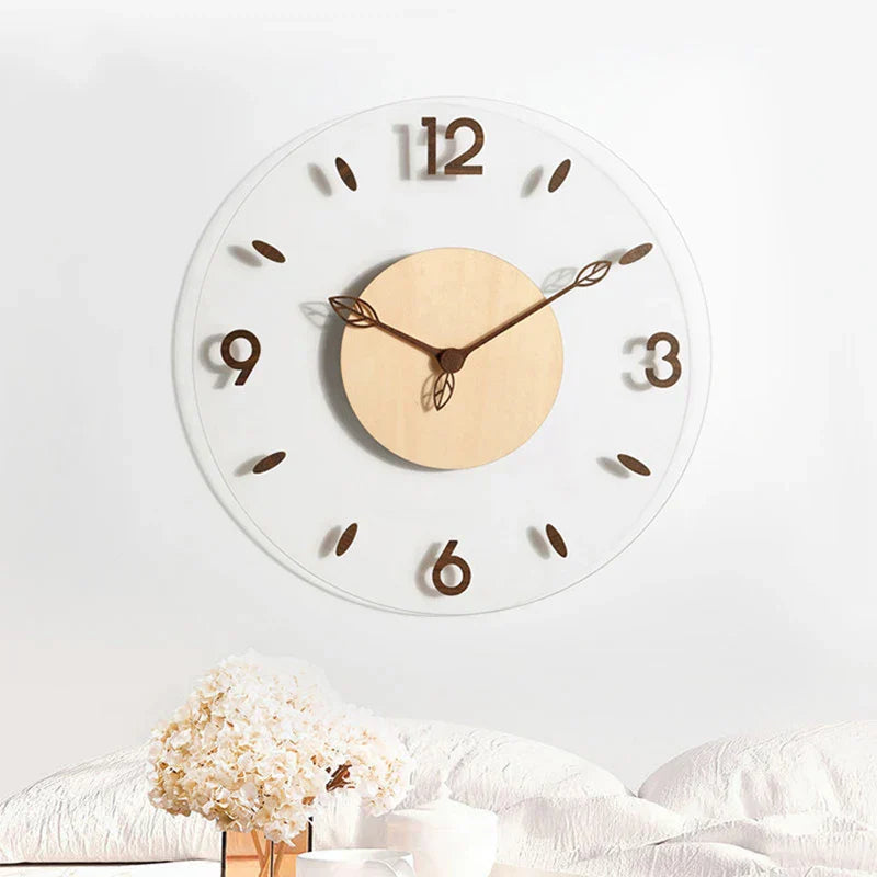 WalnutCraft – Reloj de Pared de Nogal