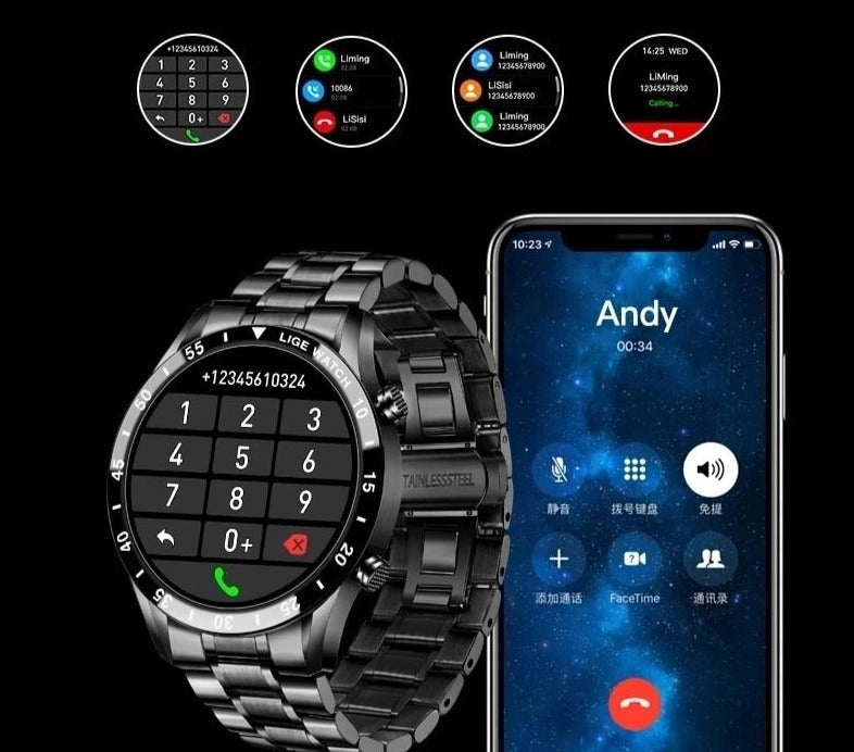 NovaPulse Jam Pintar Mewah 4G Dengan Panggilan, GPS dan Ciri Kesihatan