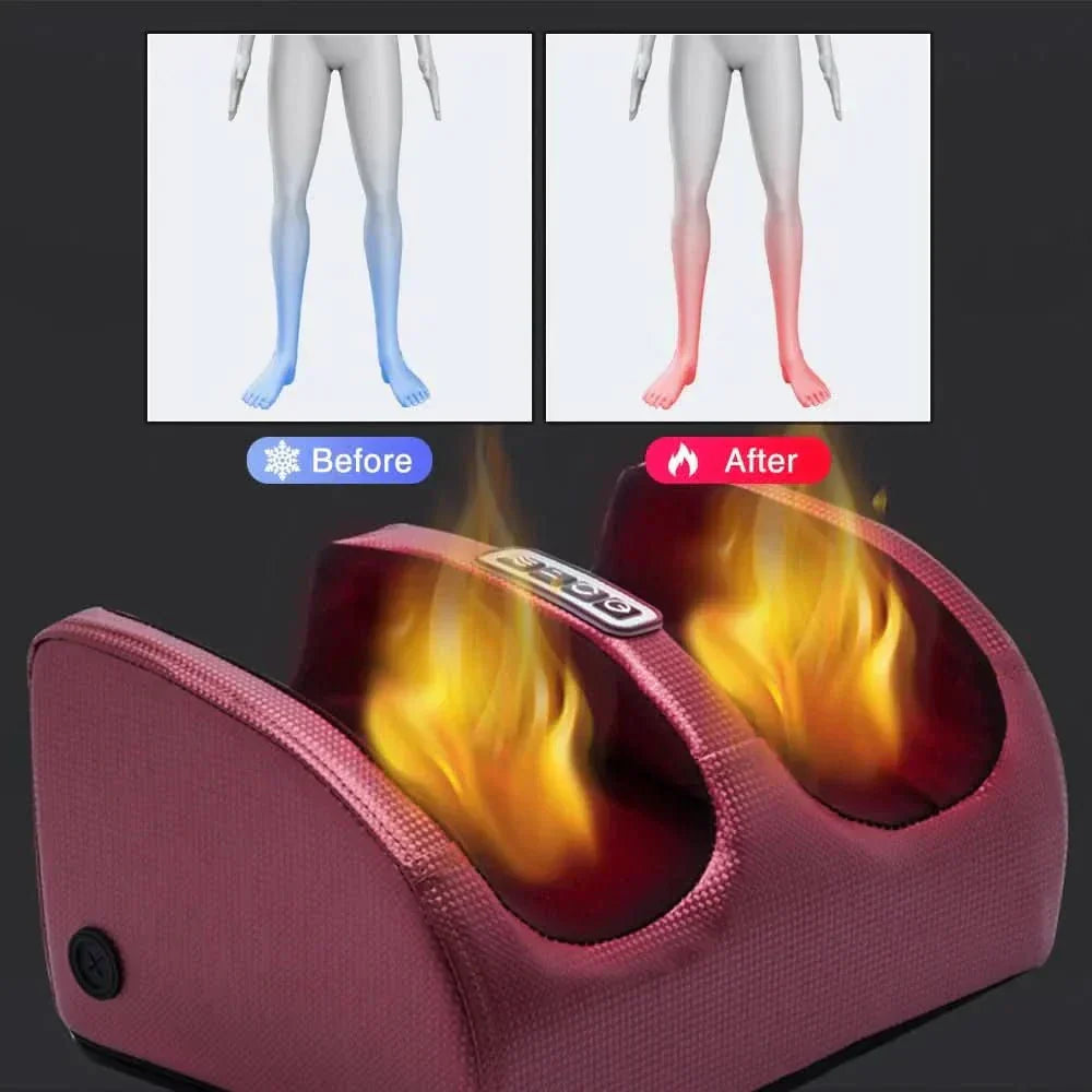 Masajeador de pies Shiatsu Zenora con función de calor, 12 bolas 3D y temporizador, para profesionales