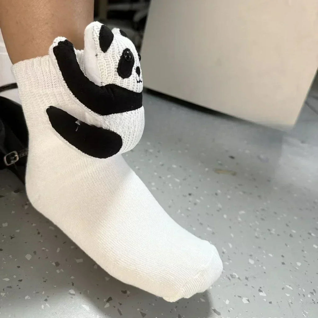 CozyNest House Socks For Home Relaxation With 3D Animal Accent And Non Slip