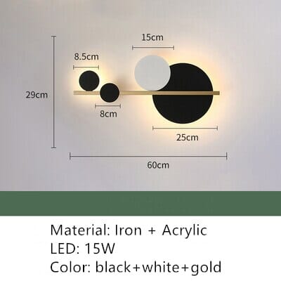 Oliviya konstnärliga vägglampor