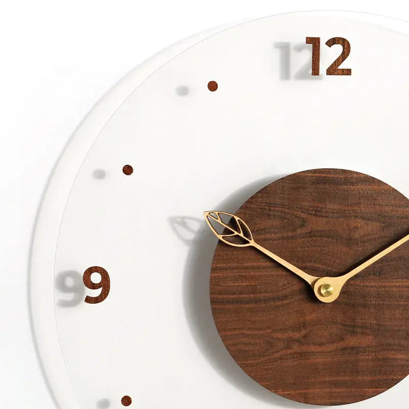 WalnutCraft – Reloj de Pared de Nogal