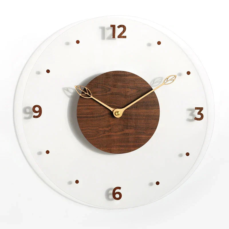 WalnutCraft – Reloj de Pared de Nogal