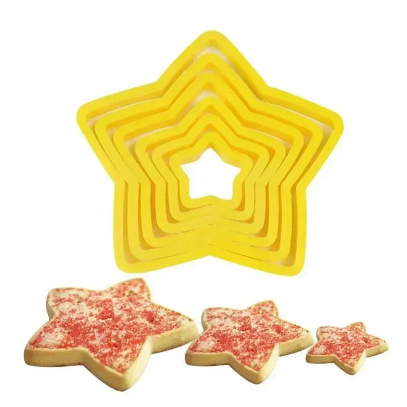 SnowMint-Weihnachtskeks-Ausstechformen-Set, 6-teilig, mit präzisen Formen für Familien