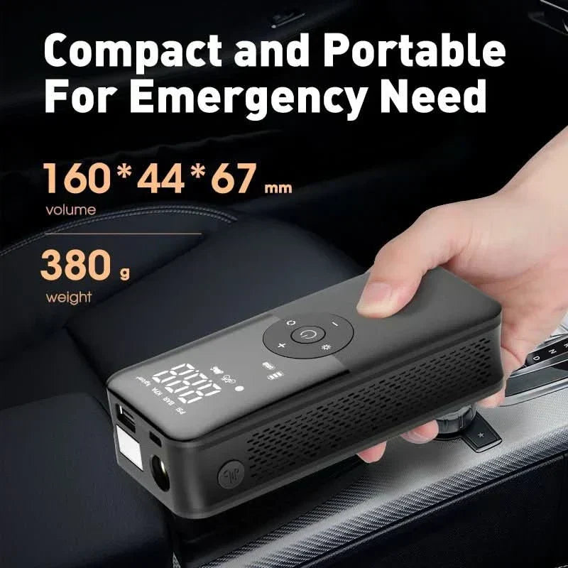 Kompaktní dobíjecí hustilka pneumatik s tlakem 150 PSI pro auta a jízdní kola
