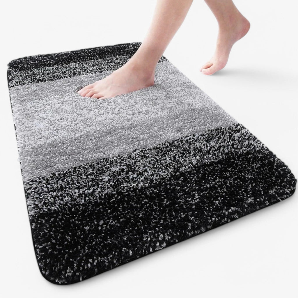 Alfombrilla de baño AquaGuard ultra absorbente antideslizante de secado rápido para pies secos
