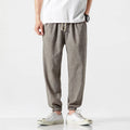 Pantaloni Harem Uomo in Cotone e Lino