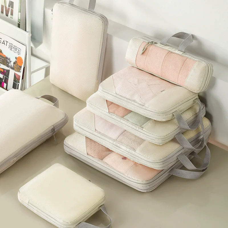 Travel Organizer Set for Efficient Packing and Easy Access
