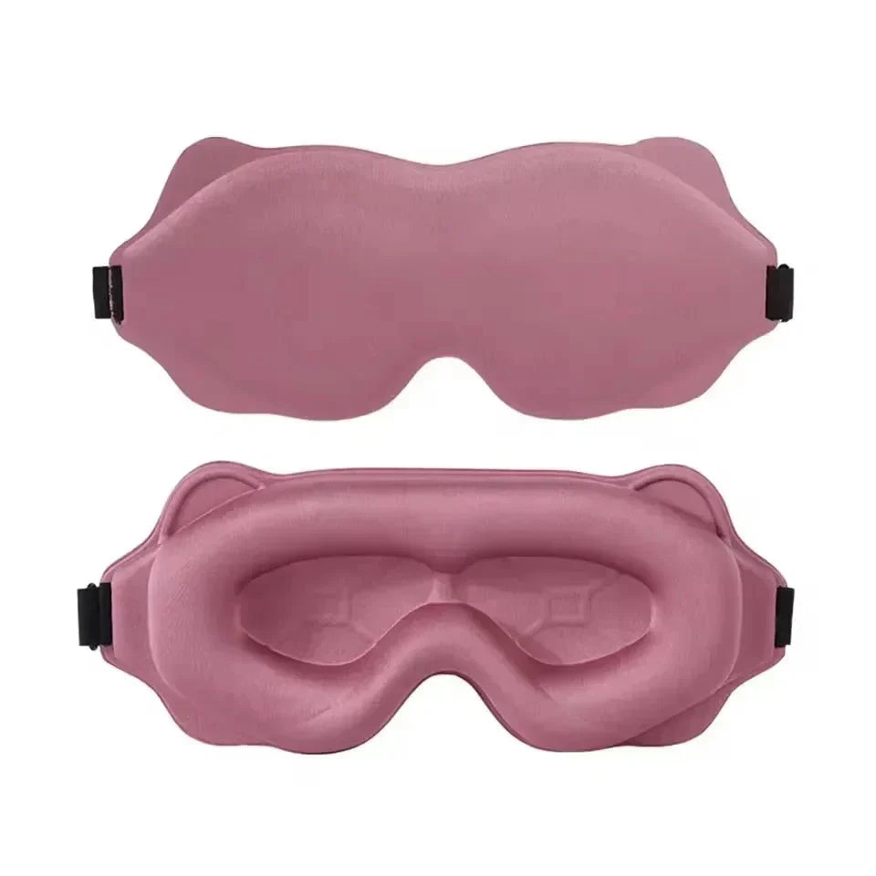 מסכת שינה NoctiShade 6D מקצף זיכרון חוסם אור לשינה עמוקה ולהארכות ריסים