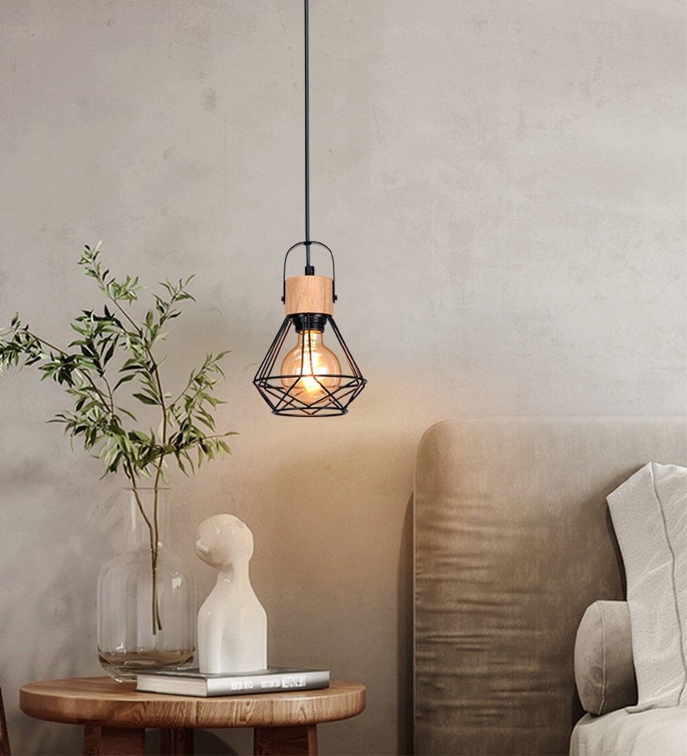 Luminaires en bois vintage nordiques