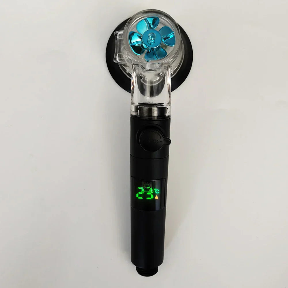 Zloog digitalni zaslon temperature tuš glava s visokim pritiskom i 5 načina rada