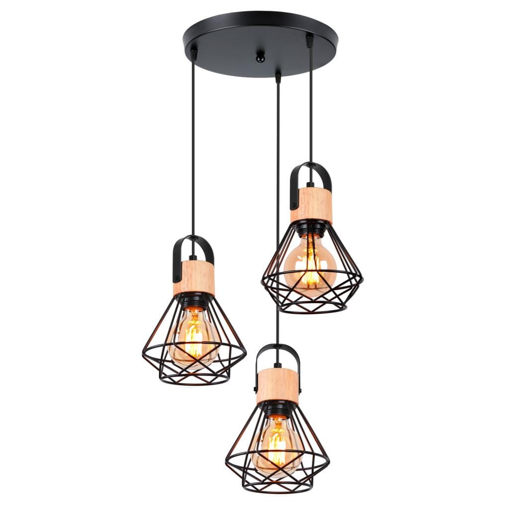 Luminaires en bois vintage nordiques