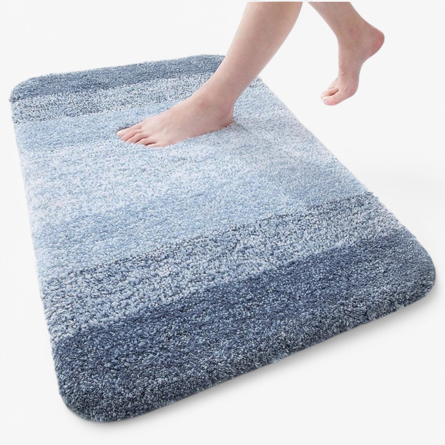 Alfombrilla de baño AquaGuard ultra absorbente antideslizante de secado rápido para pies secos