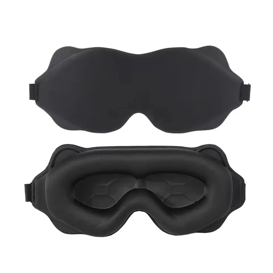מסכת שינה NoctiShade 6D מקצף זיכרון חוסם אור לשינה עמוקה ולהארכות ריסים