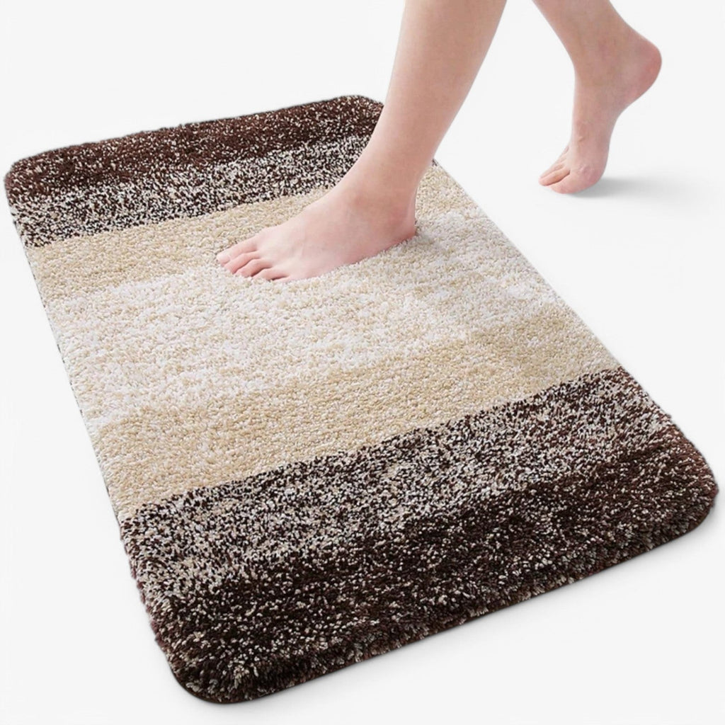 Alfombrilla de baño AquaGuard ultra absorbente antideslizante de secado rápido para pies secos