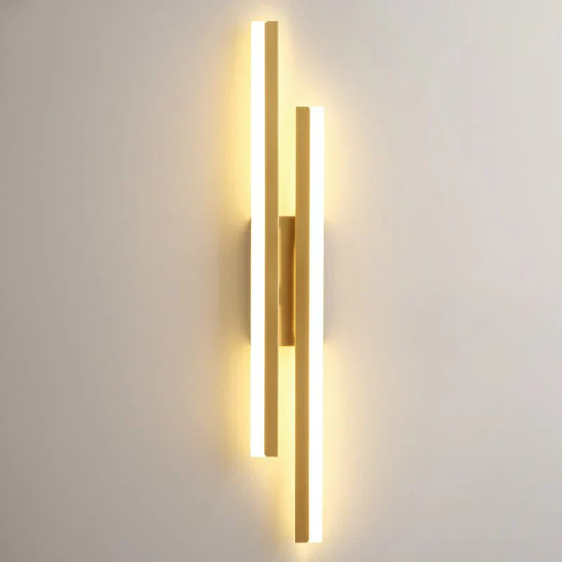 Lámpara de pared LED NovaArc con tres modos de color y regulable para dormitorios